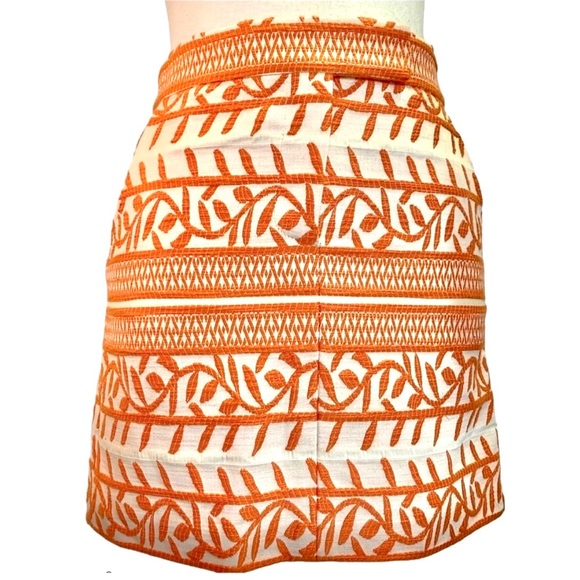 HOLT RENFREW Embroidered Mini Skirt - Picture 1 of 6